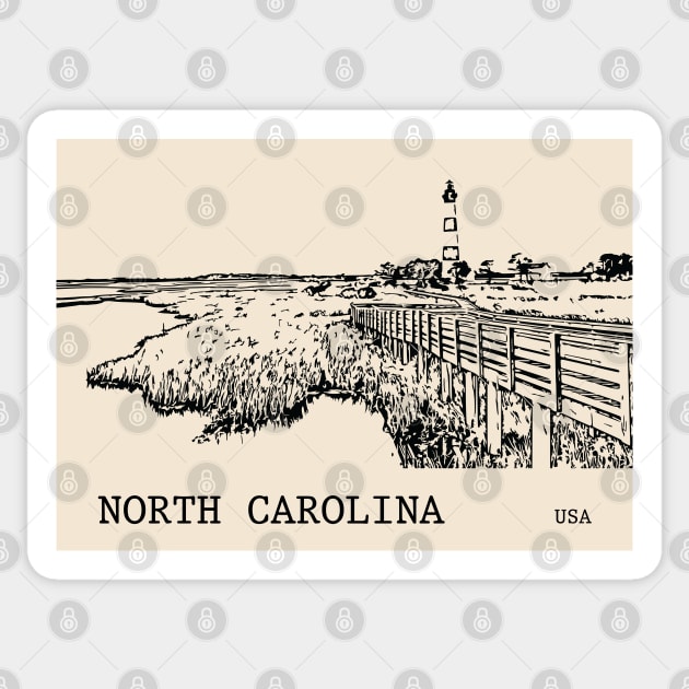 North Carolina USA Sticker by Lakeric